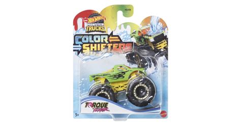 Hot Wheels Monster Truck Camion Torque Terror Cu Culori Schimbatoare Scara Superheroes