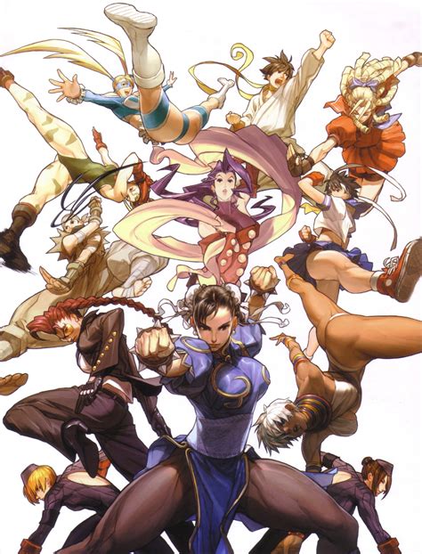 Chun Li Cammy White Kasugano Sakura Rainbow Mika Makoto And 7 More