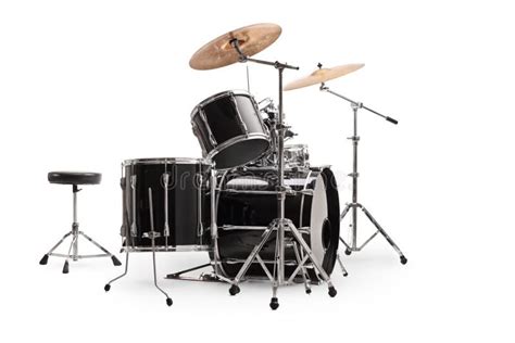 Side Shot Of A Modern Drum Kit Stock Image - Image of percussion, concert: 165865731