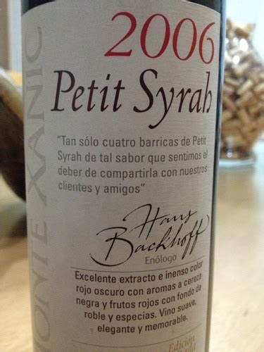 Monte Xanic Hans Backhoff Edición Limitada Petit Syrah Vivino US