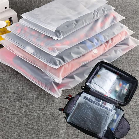 (20 pcs Value Pack) Travel Luggage Organizer Bags, Assorted Sizes, 4Mil
