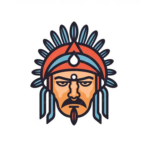 Indian Icon Culture And Ethnicity Symbol Art Logo Illustration