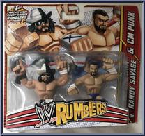 Macho Man Randy Savage CM Punk WWE Rumblers 2 Packs Mattel