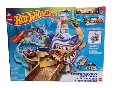 Pista Hot Wheels City Colour Shifters Ataque Do Tubarão Frete grátis