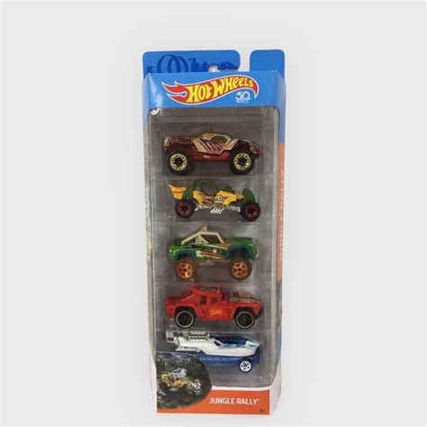 Hotwheels Toys Hot Wheels Jungle Rally 5pack Assorted Package 27 Mattel Poshmark
