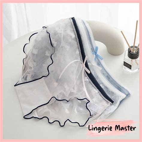 Jual Lingerie Master C Celana Dalam Wanita High Quality Lace Import Cd Sexy Fit To L