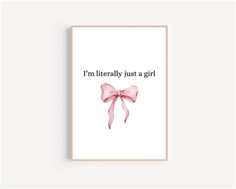 im literally   girl wall print coquette pink bow print