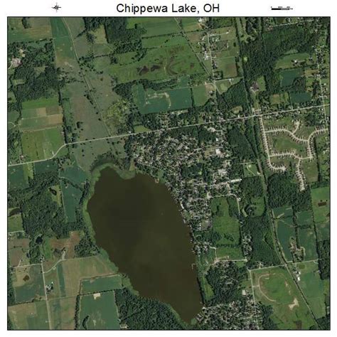 Aerial Photography Map Of Chippewa Lake Oh Ohio