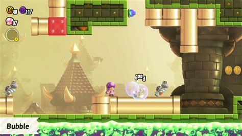Super Mario Bros Wonder Bubble Flower Power Up Overview And Abilities