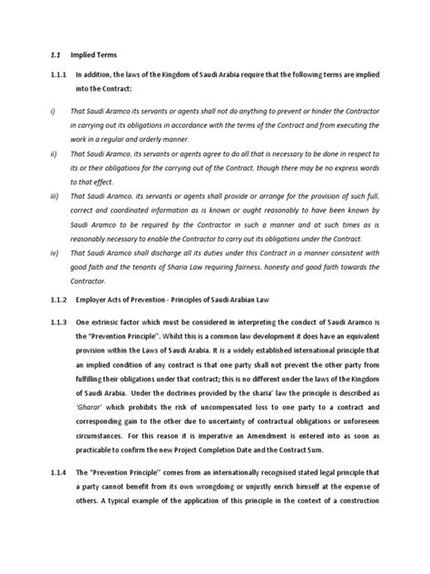 Contracts And Shariah Law Contractual Term Saudi Arabia Free 30 Day