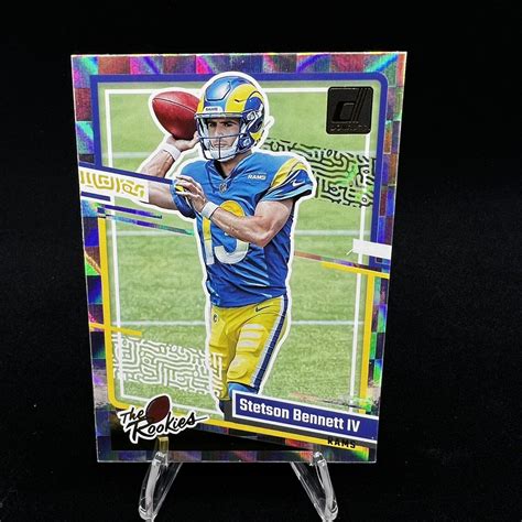 Stetson Bennett IV 2023 Donruss 33 The Rookies Holo Rams RC EBay