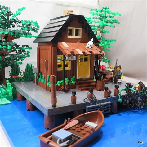 Дом у озера - Самоделки | Lego house, Lego creations, Lego house ideas