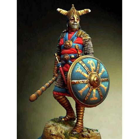 Figurine De Guerrier Sassanide 54mm Romeo Models Maquettes Et Figurines