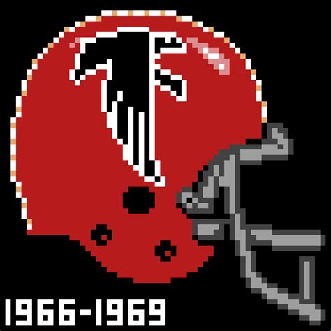 Pixilart Atlanta Falcons Helmet Evolution By 26indy10