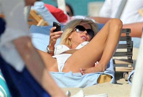 Victoria Silvstedt Exposing Her Sexy Body And Hot Ass In Bikini On