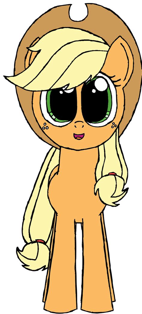 Cute Applejack By Ceffyltir On Deviantart