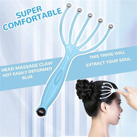 1pc Decompression Artifacts Head Massage Claws Head Massager Five Claws Scalp Massager Claws