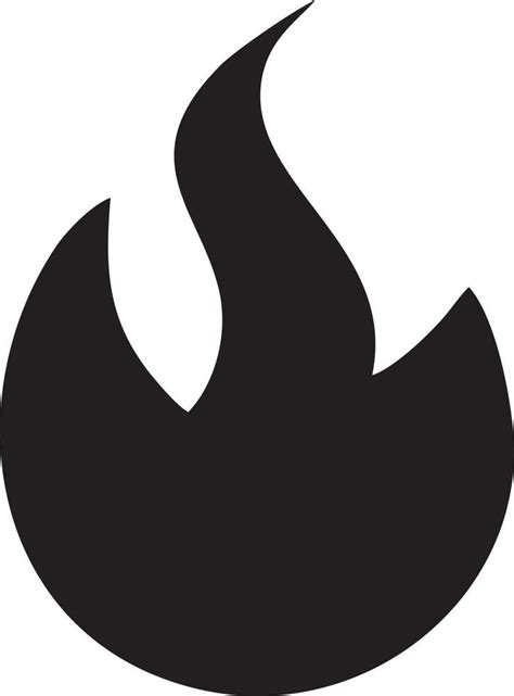 Fire Hot Icon Symbol Image Vector Illustration Of The Danger Fire Burn Image Design Eps