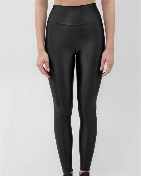 Riachuelo Cal A Legging De Poliamida Preta Bodywork By Riachuelo