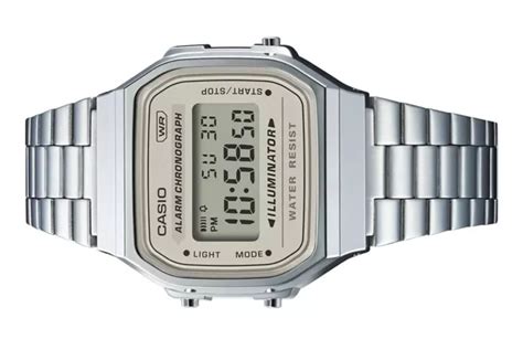 CASIO VINTAGE DIGITAL Alarm Chronograph Illuminator Quartz A168WA 8