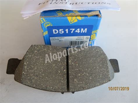 Front brake pad Mk Kashiyama D5174M