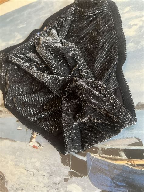 Vintage Nylon String Bikini Panties Small Gem