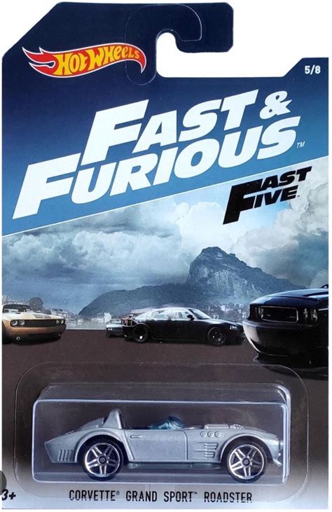 Hot Wheels Corvette Grand Sport Roadster Fast and Furious Коллекционная модель купить с