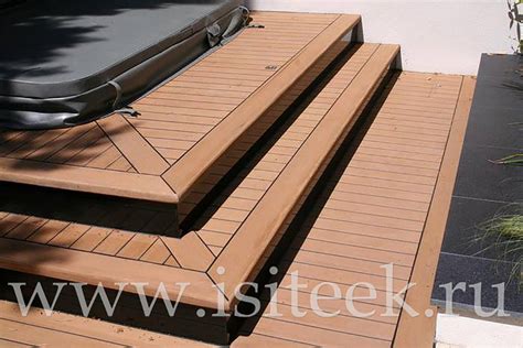 Тиковое покрытие для террасы купить | FLEXDECK