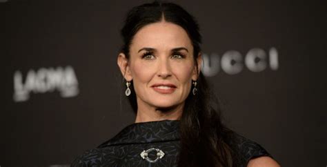 Year Old Girls Dream Of Such A Figure Year Old Demi Moore In A Bright Bikini Motivates