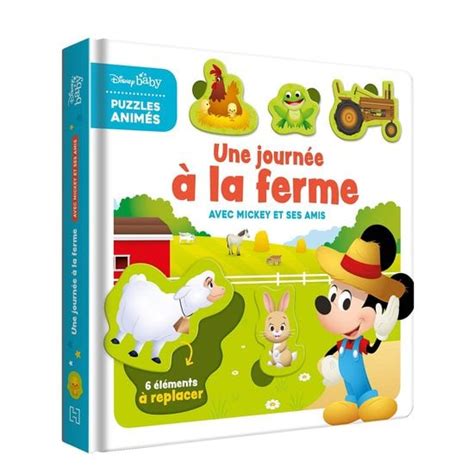 Mes premiers pas Puzzles animés Une journée à la ferme avec Mickey et