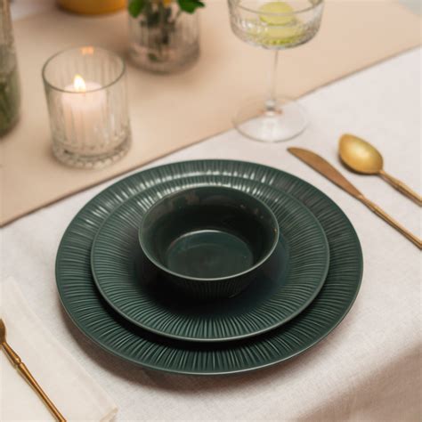Conifere Teal Dinner Set 21pcs Lagavi