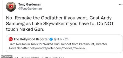 Liam Neeson In Talks To Star In Naked Gun Reboot As Fans Wonder If Neeson Can Match The