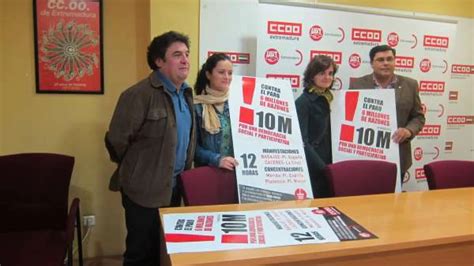 Ccoo Y Ugt Convocan Movilizaciones Este Domingo Contra El Paro Y En