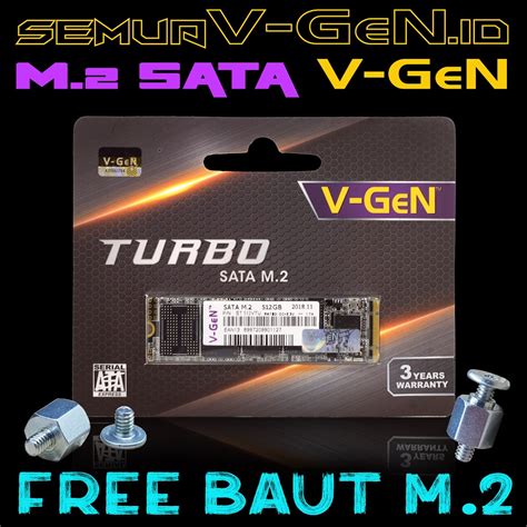 Jual V Gen Ssd M Sata Gb Gb Gb Tb Tb Turbo M