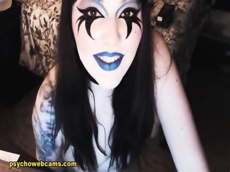 Gothic Brunette Natural Sexiness Exposed