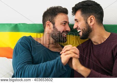 Happy Gay Couple Image Photo Free Trial Bigstock