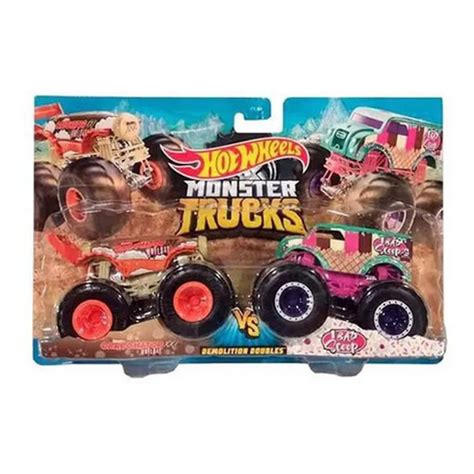Hot Wheels Monster Trucks Carbonator Vs Bad Scoop Em Promo O