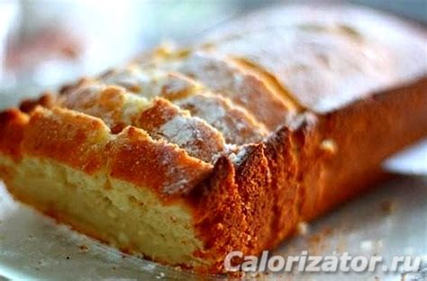 Кекс творожный - калорийность, состав, описание - Calorizator.ru
