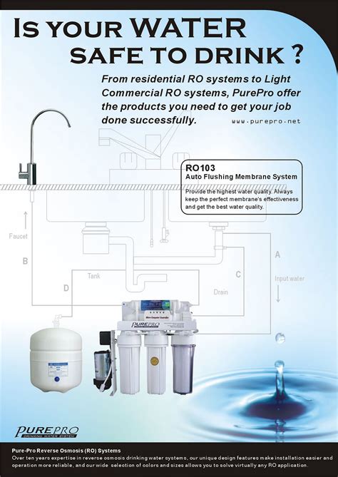 Purepro Ro Reverse Osmosis Pure Water Filtration System