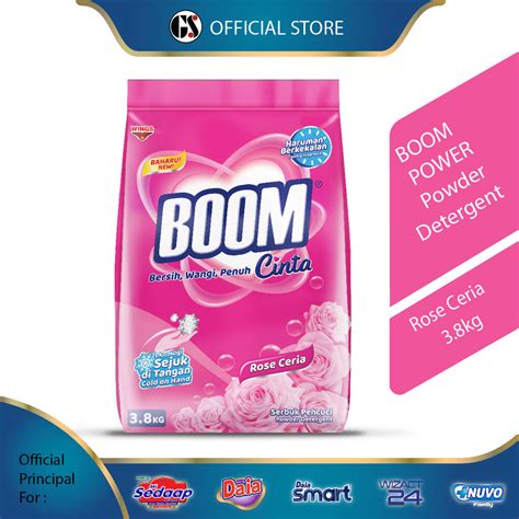boom powder detergent cinta rose ceria kg shopee malaysia