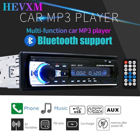 HEVXM JSD 520 Bluetooth Autoradio Car Stereo Radio FM Aux Input