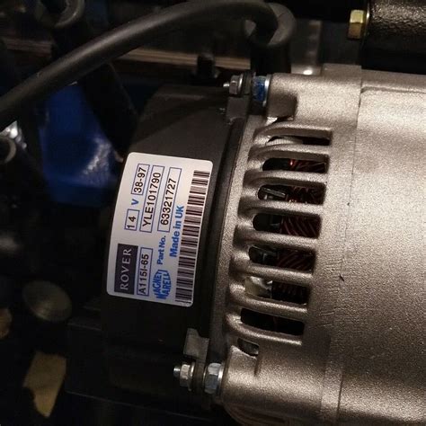 MPI Mini Cooper Alternator Label