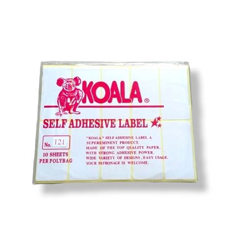 Jual Label Stiker Harga Koala No Isi Lembarlabel Undangan