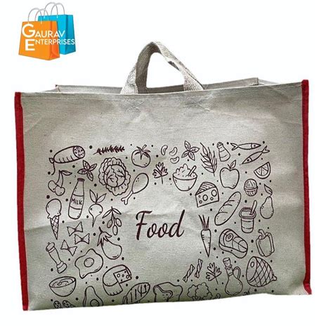 Printed Loop Handle Kg Promotional Canvas Bag Size Dimension