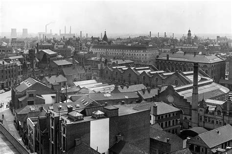 City Hall Dominates Birds Eye View Of Leicester Taken 60 Years Ago