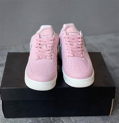 Женские кроссовки Nike Air Force 1 Pink (розовые) низкие красивые ...