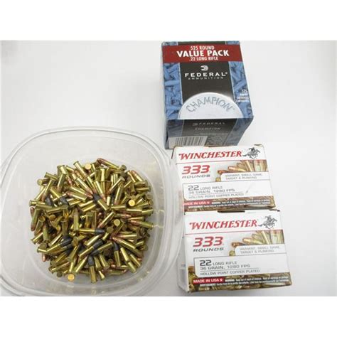 Assorted 22 Long Rifle Ammo