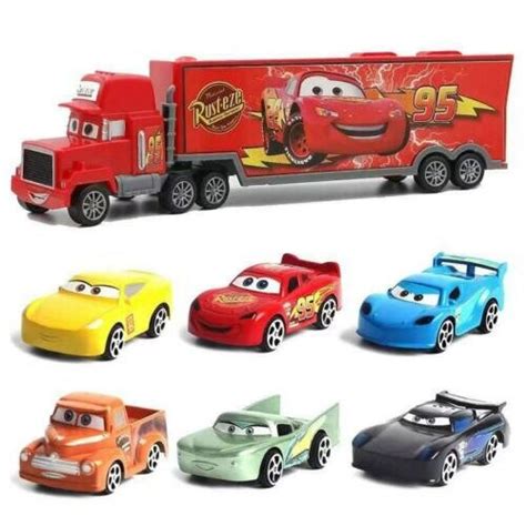 Makecool 7pc Disney Pixar Cars 3 Model Vehicles Cars 3 Toys