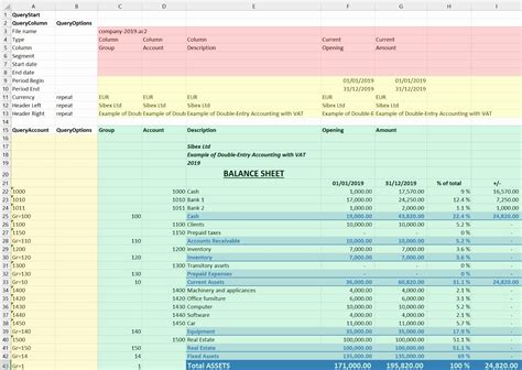 Managerial Accounting Spreadsheet Template 6