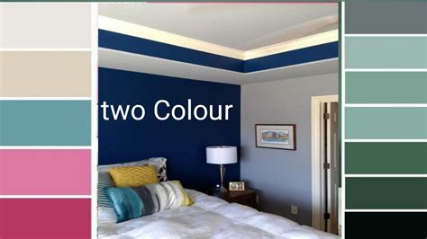 Two Colour Combination For Living Room Asian Paints